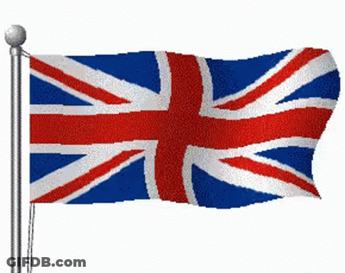 British Flag Flying GIF