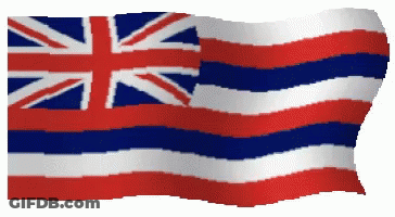 British Flag In Red White And Blue GIF
