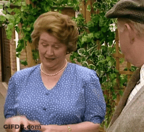 British Sitcom Keeping Up Appearances GIF