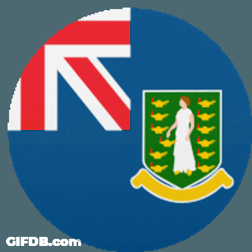 British Virgin Islands Flags Sticker GIF