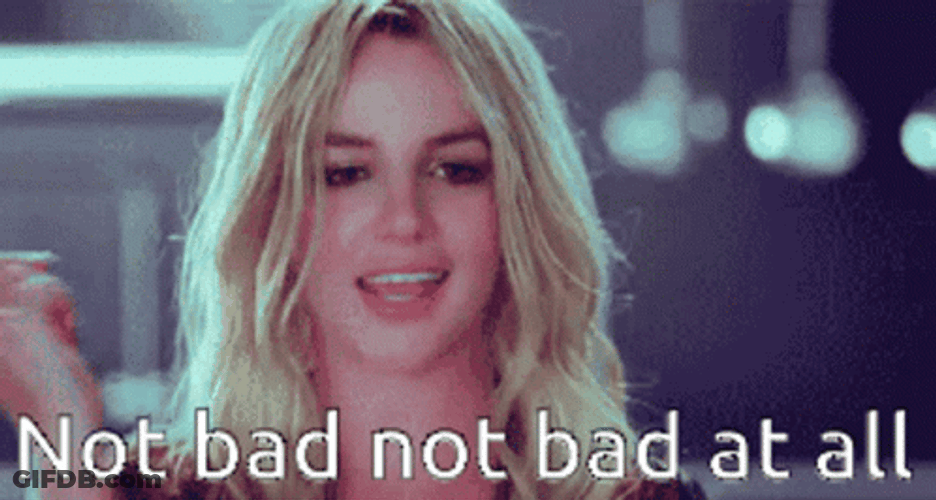 Britney Not Bad GIF