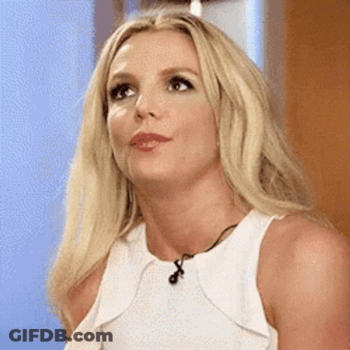 Britney Spears Baffled Clueless Reaction GIF
