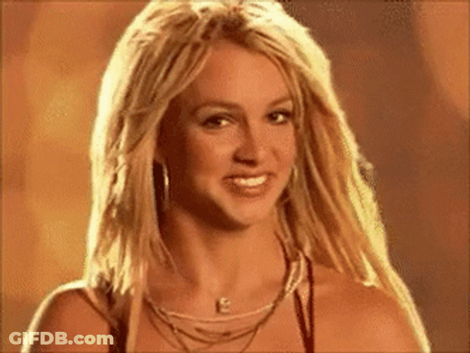 Britney Spears Cool Thumbs Up Agree GIF