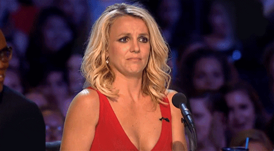 Britney Spears Huh Reaction GIF