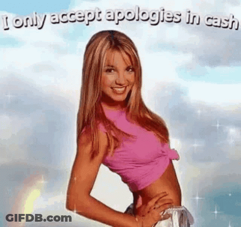 Britney Spears Smiling In Pink Crop Top And Shorts GIF