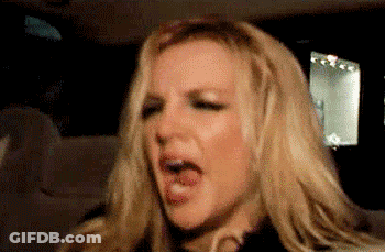 Britney Spears Making Funny Face GIF