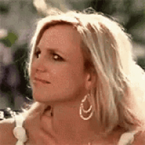 Britney Spears Pretty Confused Face GIF