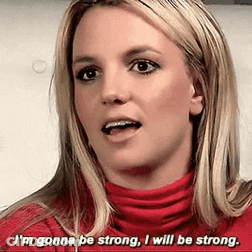 Britney Spears Stay Strong GIF