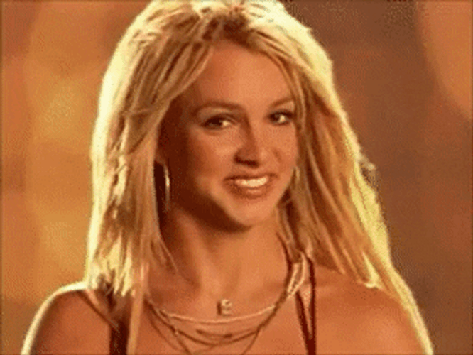 Britney Spears Thumbs Up Approval GIF