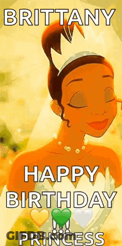 Brittany Is A Princess From The Disney Movie The Princess And The Frog GIF