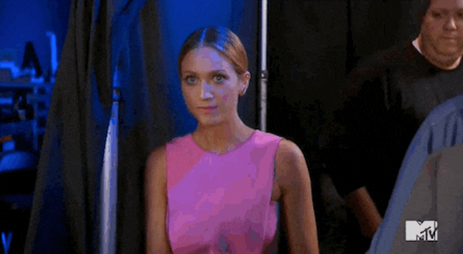 Brittany Snow Wave Hello Blow A Kiss GIF