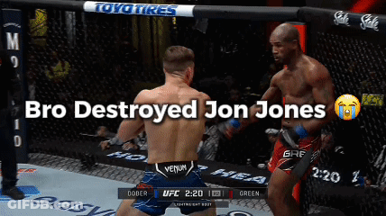 Bro Destroyed Jon Jones Boxing GIF