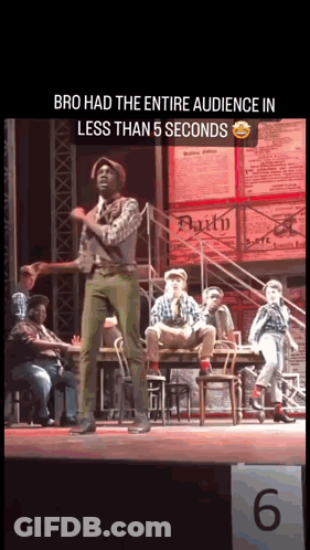 Bro Had Entire Audience In Less Than 5 Seconds GIF