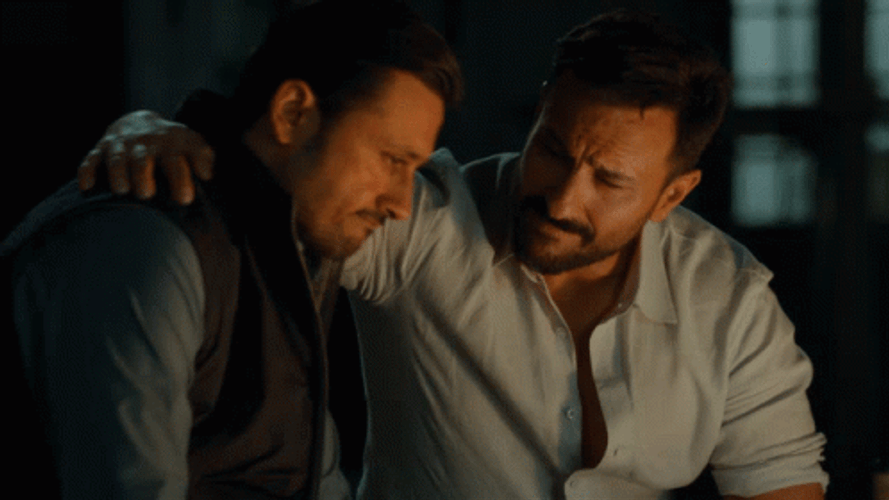Bro Hug Comforting Each Other GIF