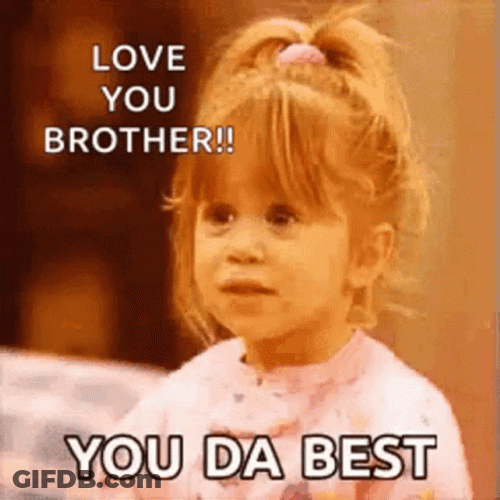 Bro Michelle Tanner Flying Kiss GIF