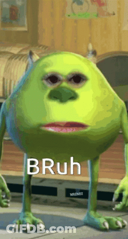 Bro Mike Wazowski Monster GIF