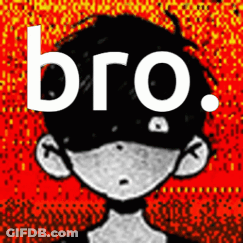 Bro Sad Boy Omori Moving Design GIF