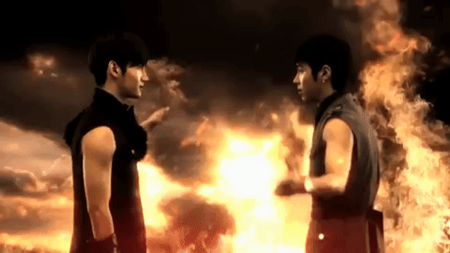 Bro Shake On Fire GIF