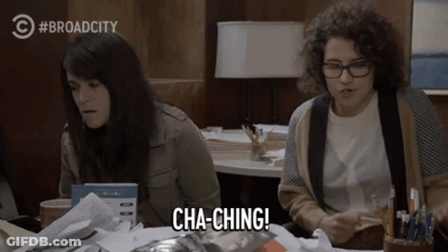 Broad City Cha Ching Scene GIF