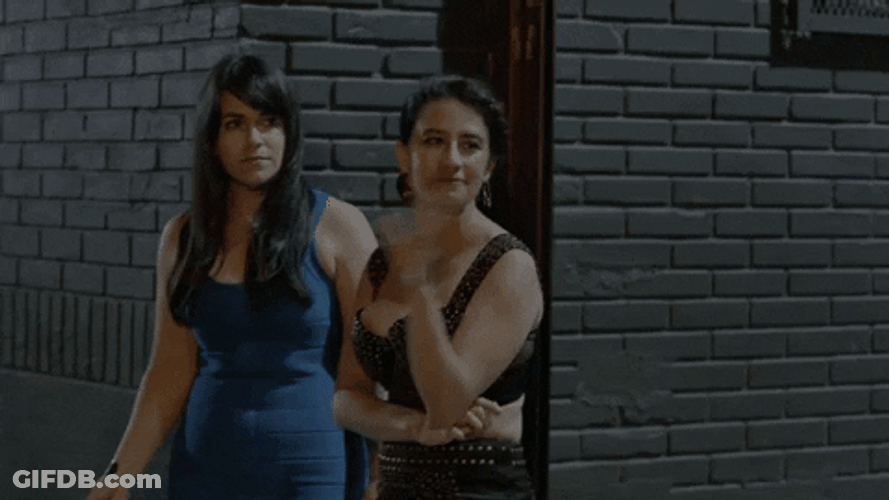 Broad City Character Waving K Bye GIF