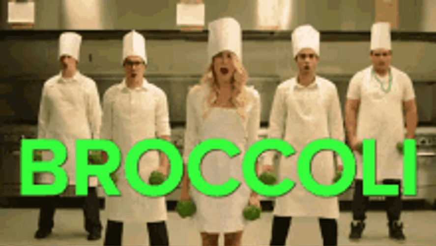 Broccoli Chef Dance GIF