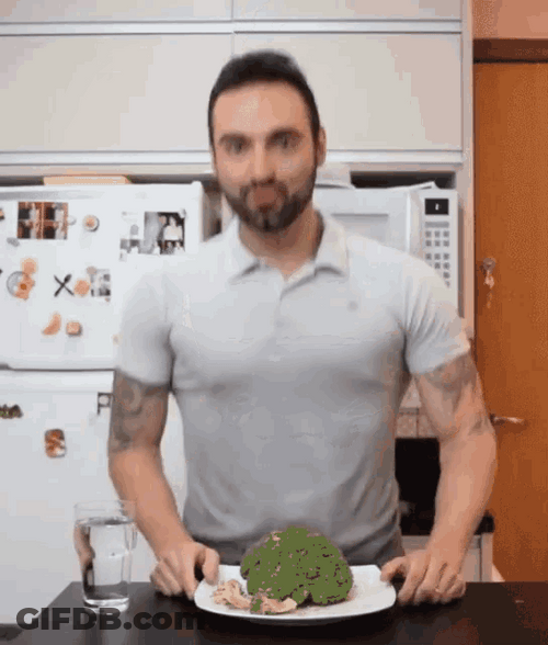 Broccoli Warm Up GIF