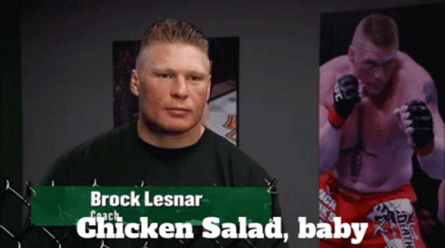 Brock Lesnar Chicken Salad Baby GIF
