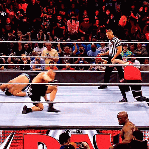 Brock Lesnar Perfect German Suplex GIF