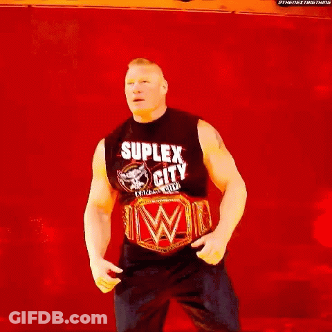 Brock Lesnar Universal Champion GIF