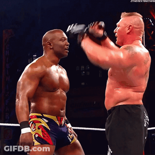 Brock Lesnar Vs Hunt GIF