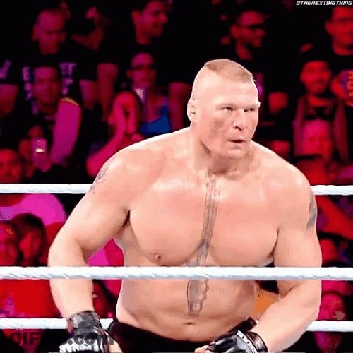 Brock Lesnar Vs Hunt GIF