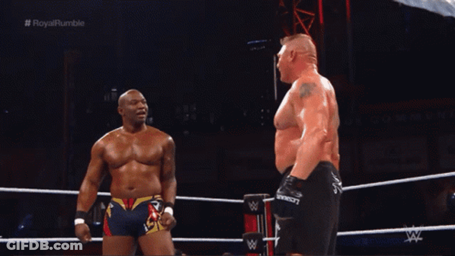 Brock Lesnar Vs Hunt GIF