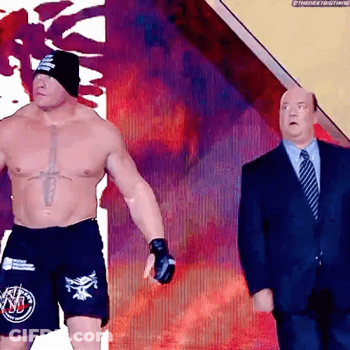 Brock Lesnar Vs Hunt GIF
