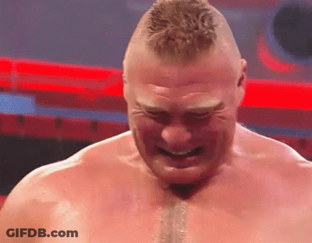 Brock Lesnar Vs Hunt GIF