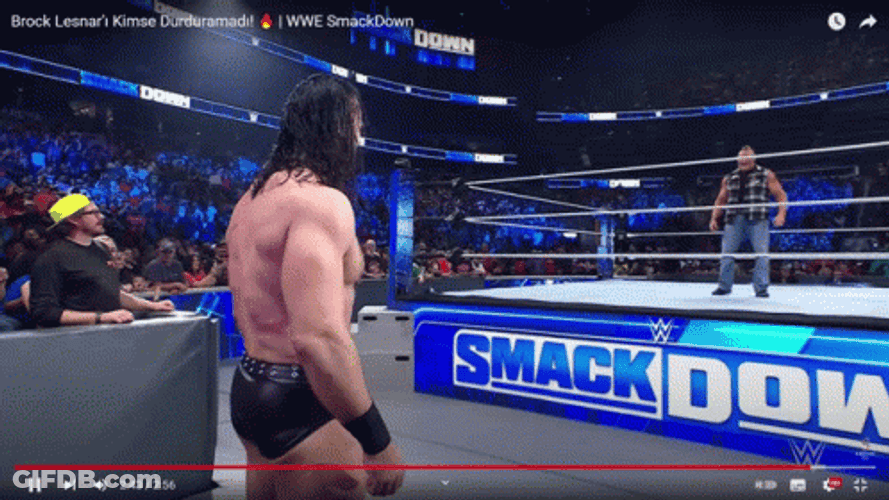 Brock Lesnar Vs Hunt GIF