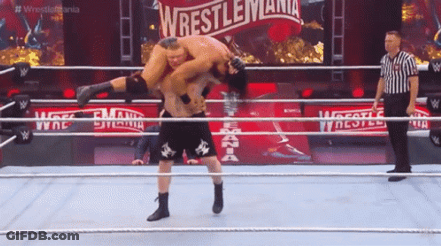 Brock Lesnar Vs Hunt GIF
