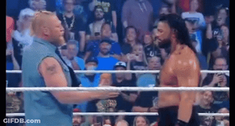 Brock Lesnar Vs Hunt GIF