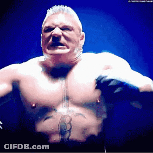Brock Lesnar Vs Hunt GIF