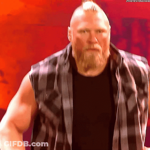 Brock Lesnar Vs Hunt GIF