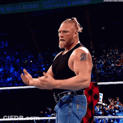 Brock Lesnar Vs Hunt GIF