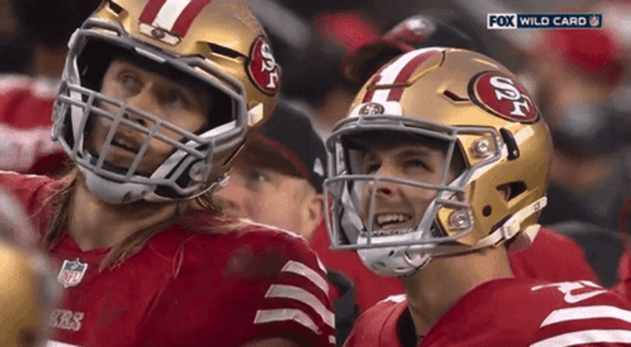 Brock Purdy On The Sideline GIF