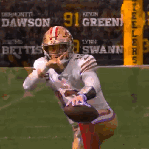 Brock Purdy Point Someone GIF