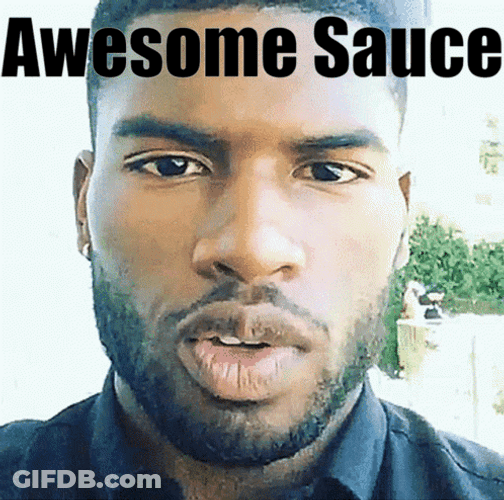 Broderick Hunter Awesome Sauce GIF