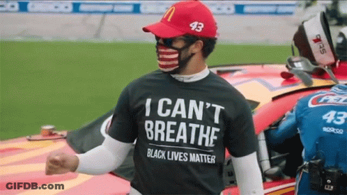 Brofist Bubba Wallace GIF