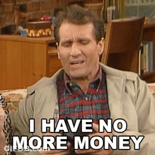 Broke Al Bundy No More Money GIF