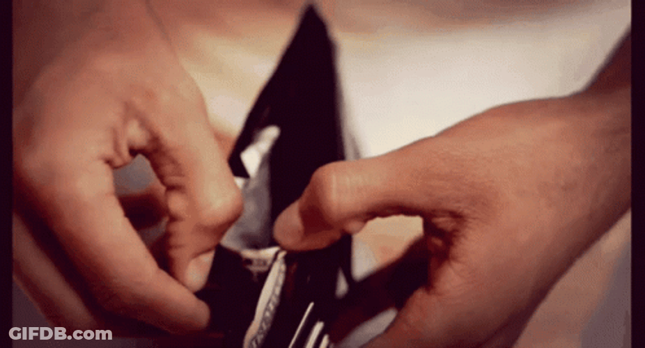 Broke Man Retrieving Coins From Fountain GIF