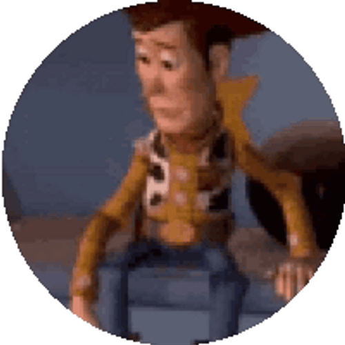 Broken Arm Of Woody From Toy Story GIF