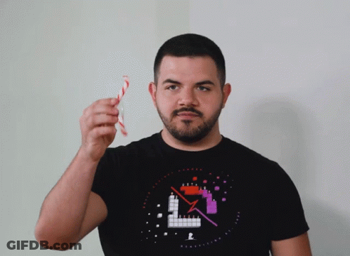 Broken Candy Cane GIF