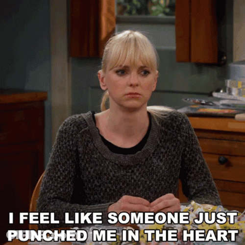 Broken Heart Anna Faris GIF