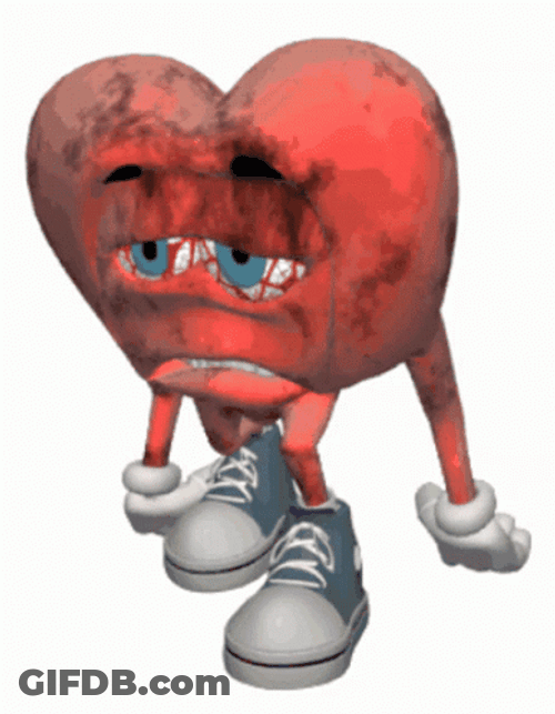 Broken Heart Beaten Up GIF